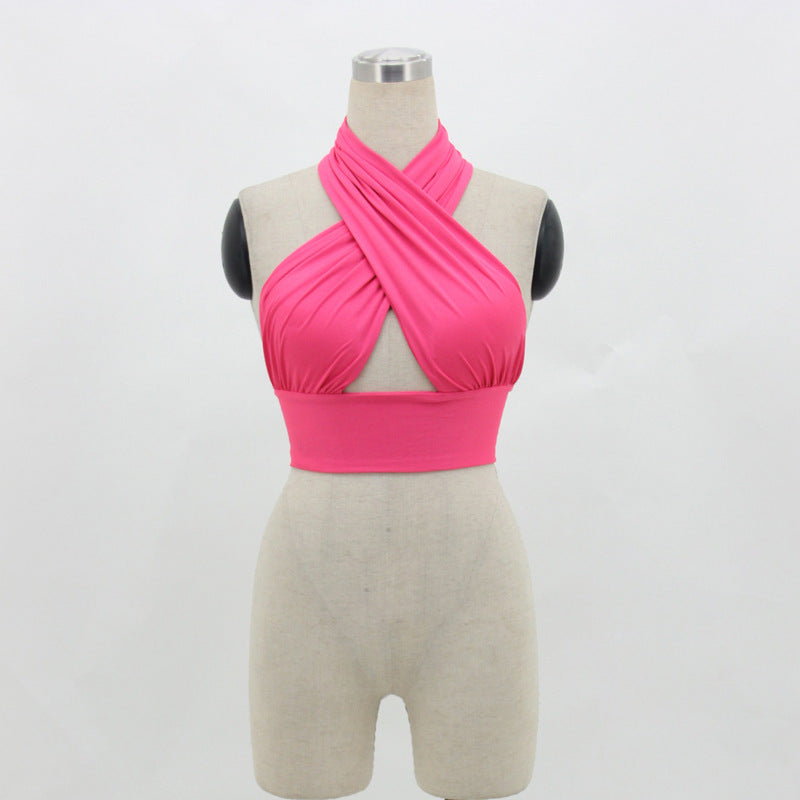 Damen Halterneck Top – Rückenfrei & Kurz | Vielseitiges Sommer-Camisole